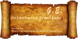 Goldschmied Ermelinda névjegykártya